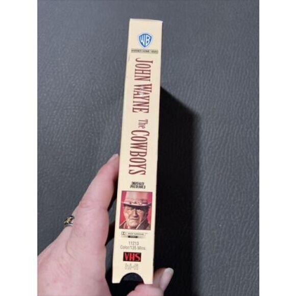 The Cowboys (VHS) John Wayne Mark Rydell Rancher Western Film - Picture 4 of 7